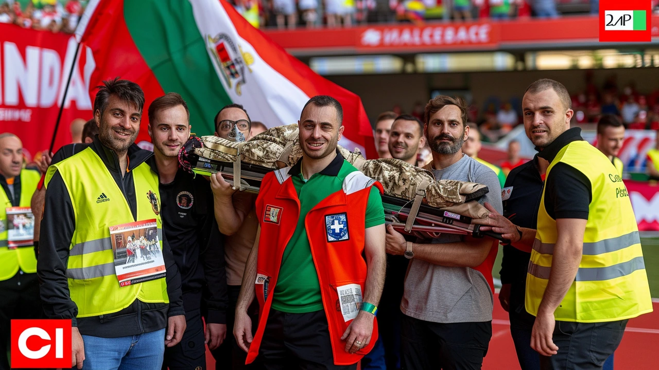 Barnabás Varga desmaia em campo: Capitão Szoboszlai em lágrimas durante confronto da Eurocopa