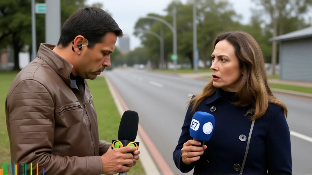 Band e Record brigam ao vivo na cobertura desaparecimento em Alumínio
