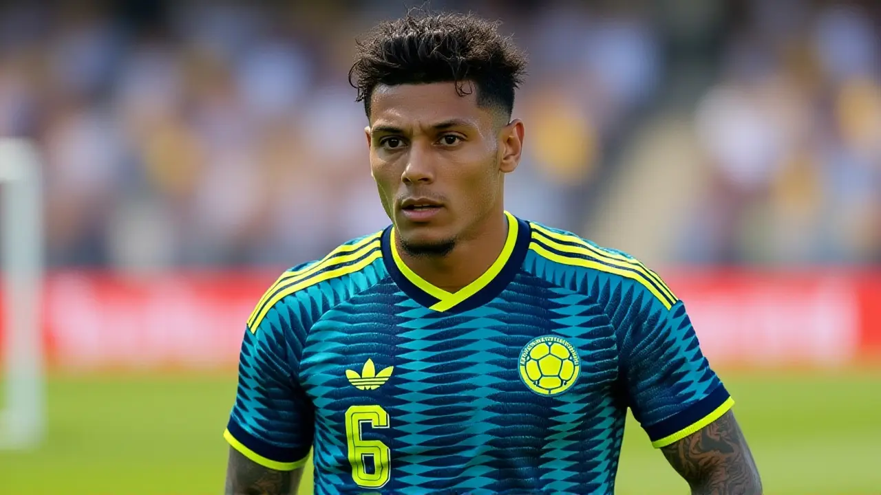 Por que Richard Ríos não jogou o início de Colômbia x RD Congo?